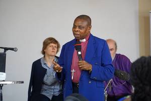 Foto: Bischof James Allen Yaw Odico, Anglikanischer Bischof von Gambia ?Â© BQ/Martin Warnecke