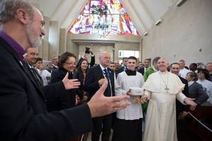 Thomas Schirmacher trifft auf Papst