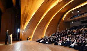 Photo: Opening by the President of Azerbaijan Â© BQ/Warnecke