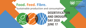 Banner zum Tag der WÃ¼stenbildung und DÃ¼rre 2020 Â© UNCCD