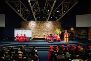 Photo: The auditorium during his commencement speech of Thomas Schirrmacher in South Africa Â© Esther Schirrmacher