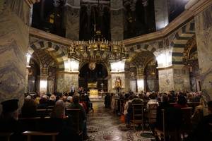 Foto: Der Aachener Dom zu Beginn der Preisverleihung Â© BQ/Esther Schirrmacher